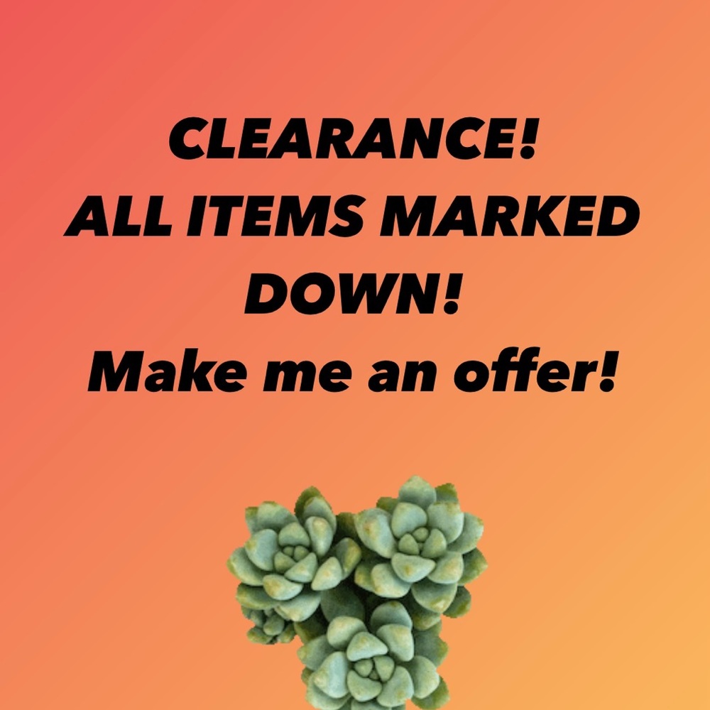 Clearance Sale!